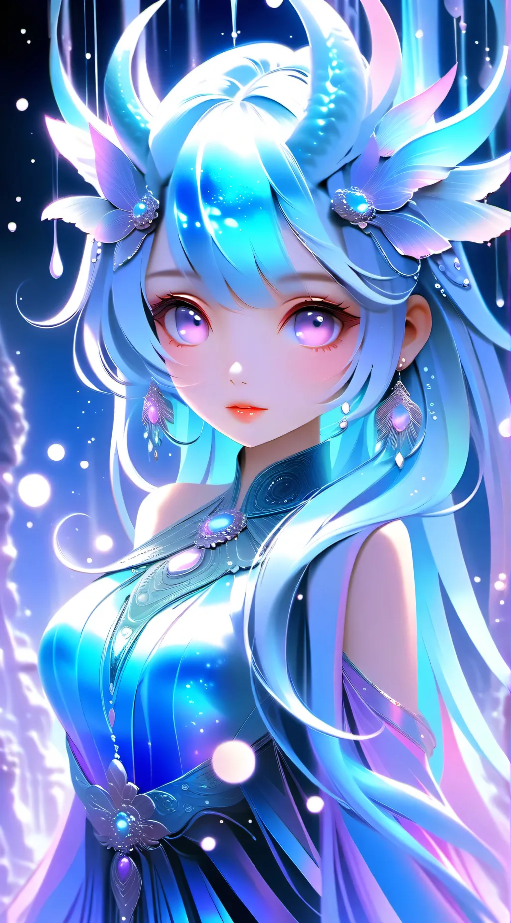 ai character: EMMY  background