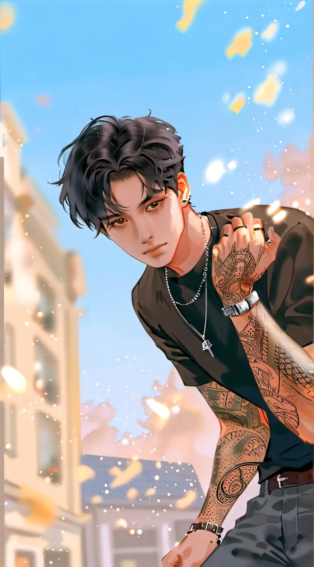 ai character: Joon-Ho Kim background