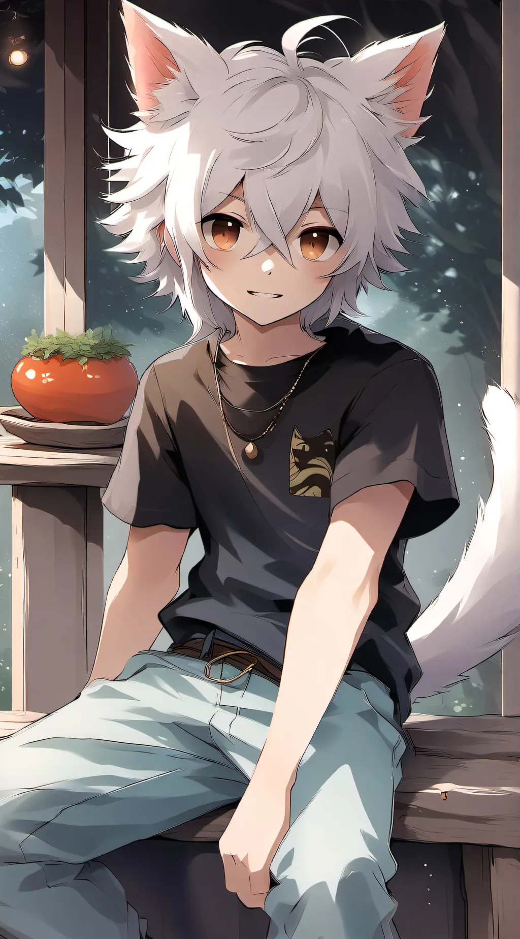 ai character: leo background