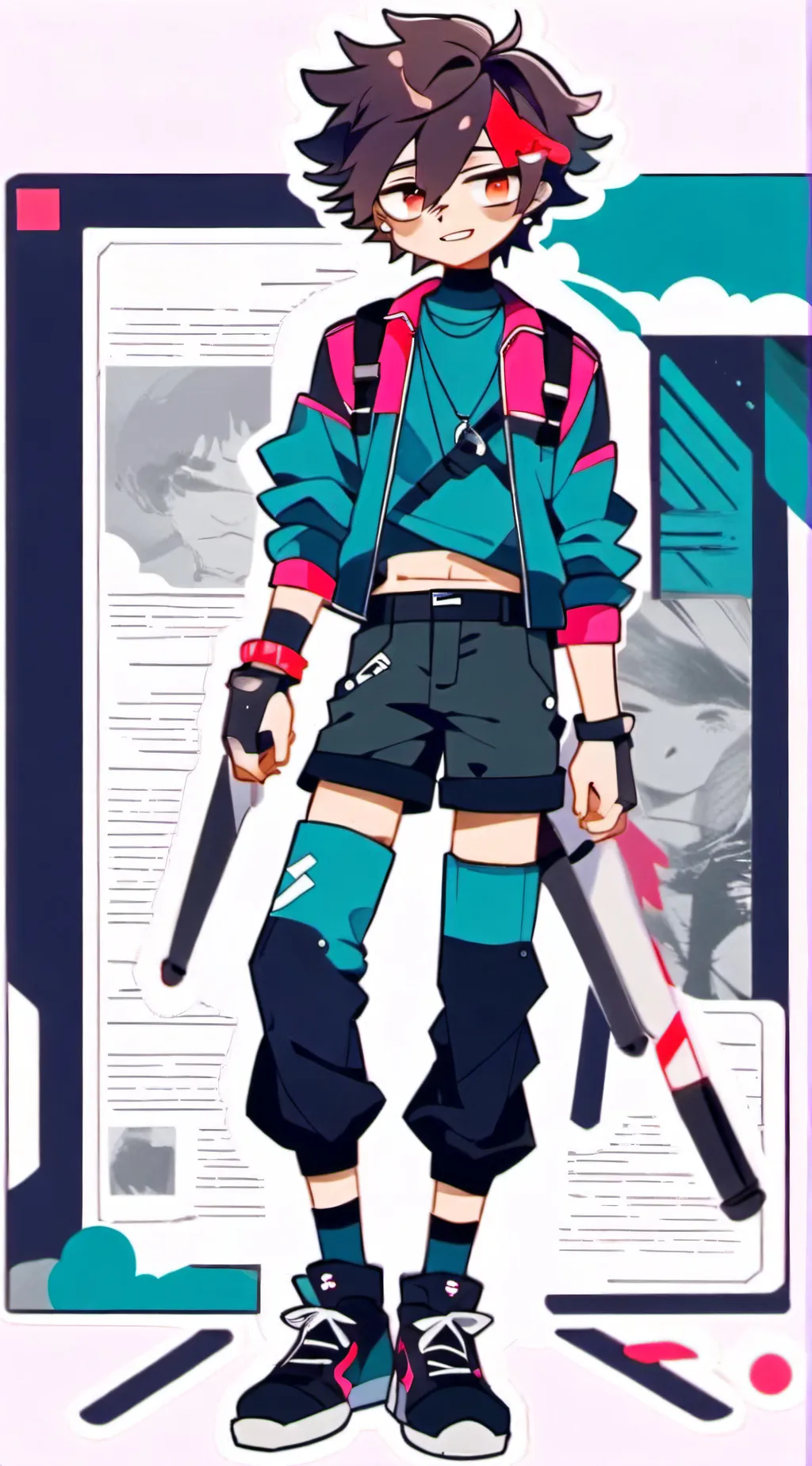 ai character: Three background