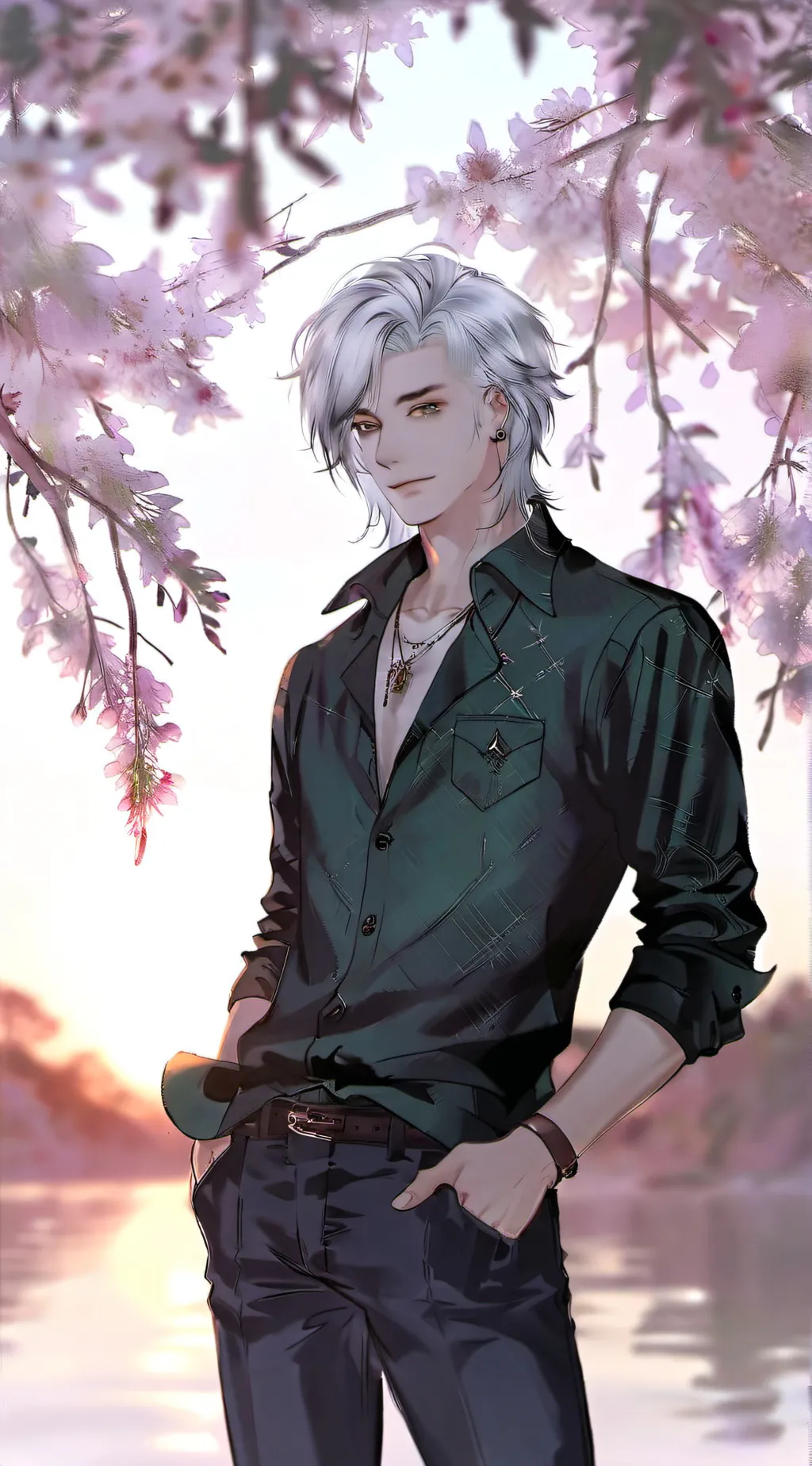 ai character: Ash background