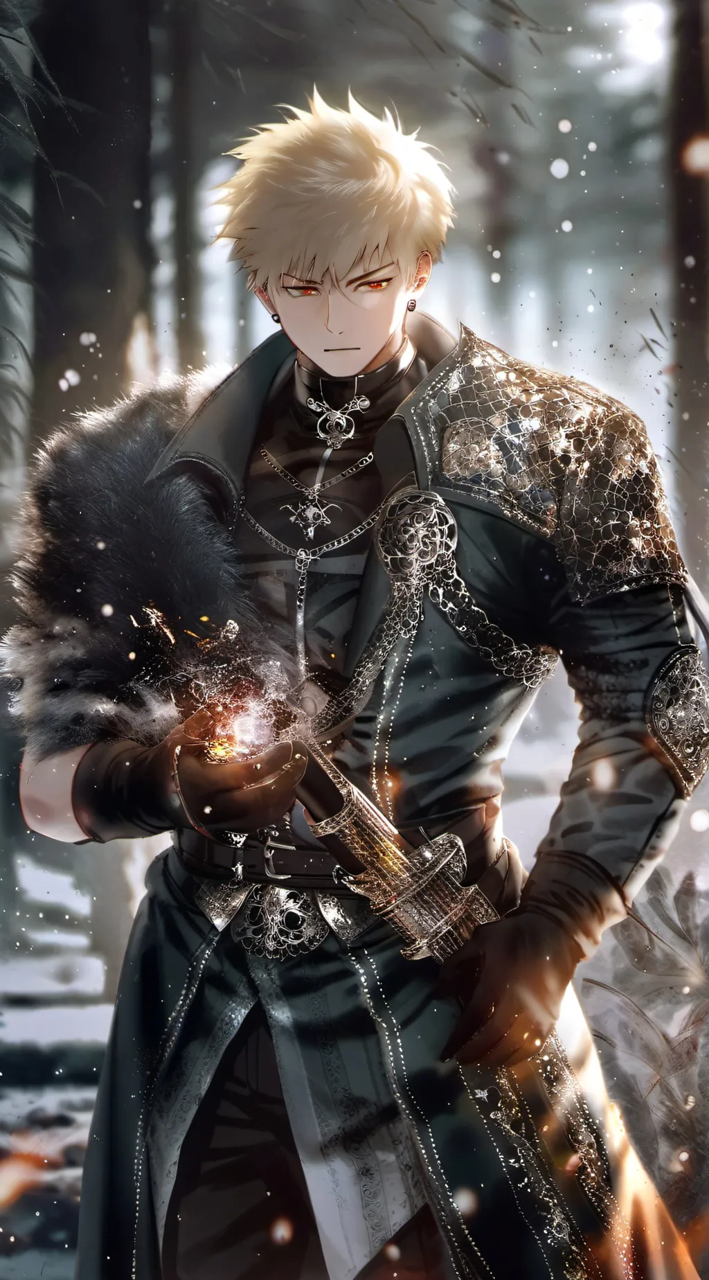 ai character: bakugo  background