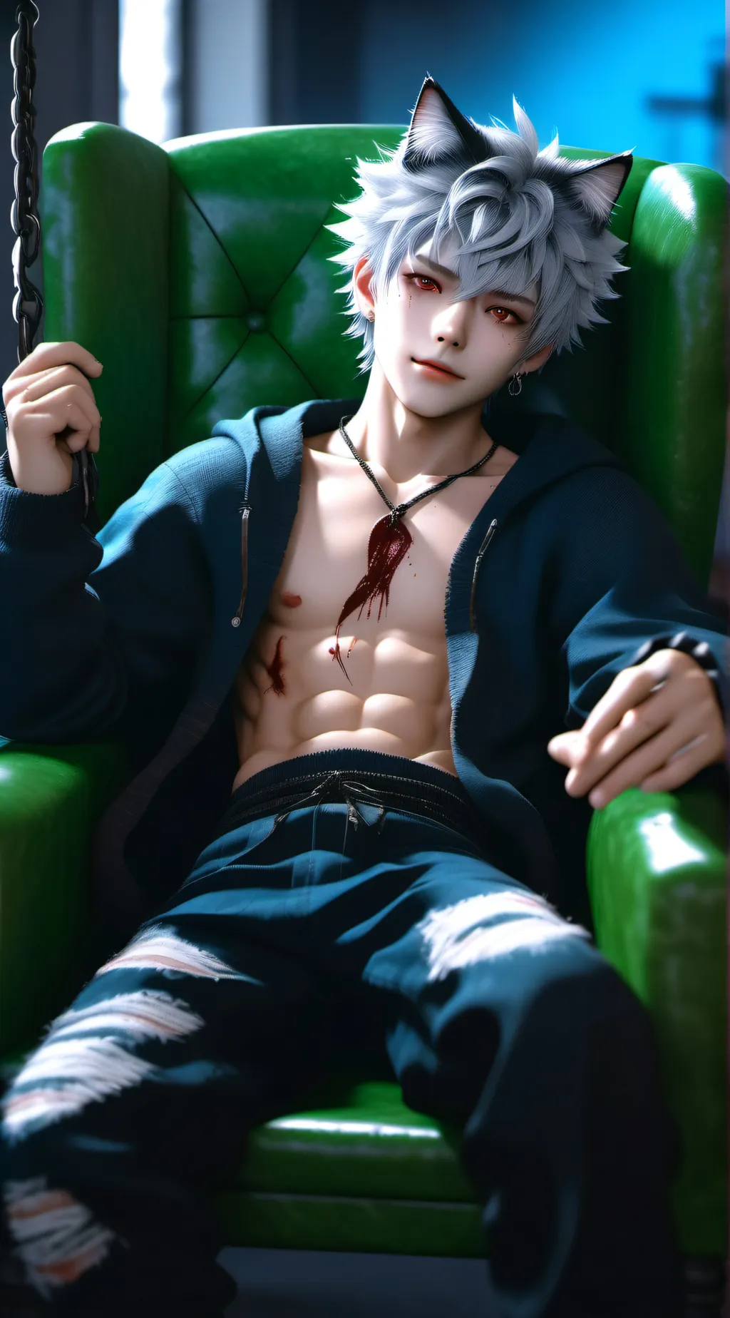 ai character: Torture chamber  background