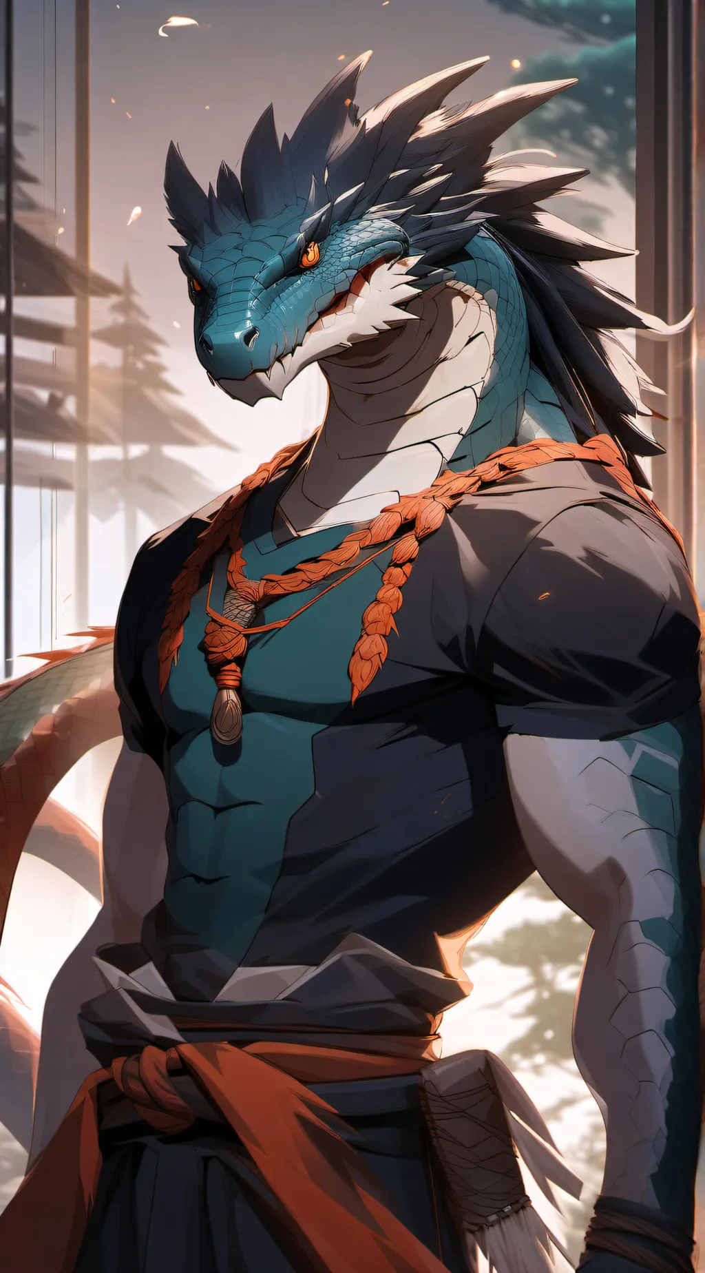 ai character: Zack background