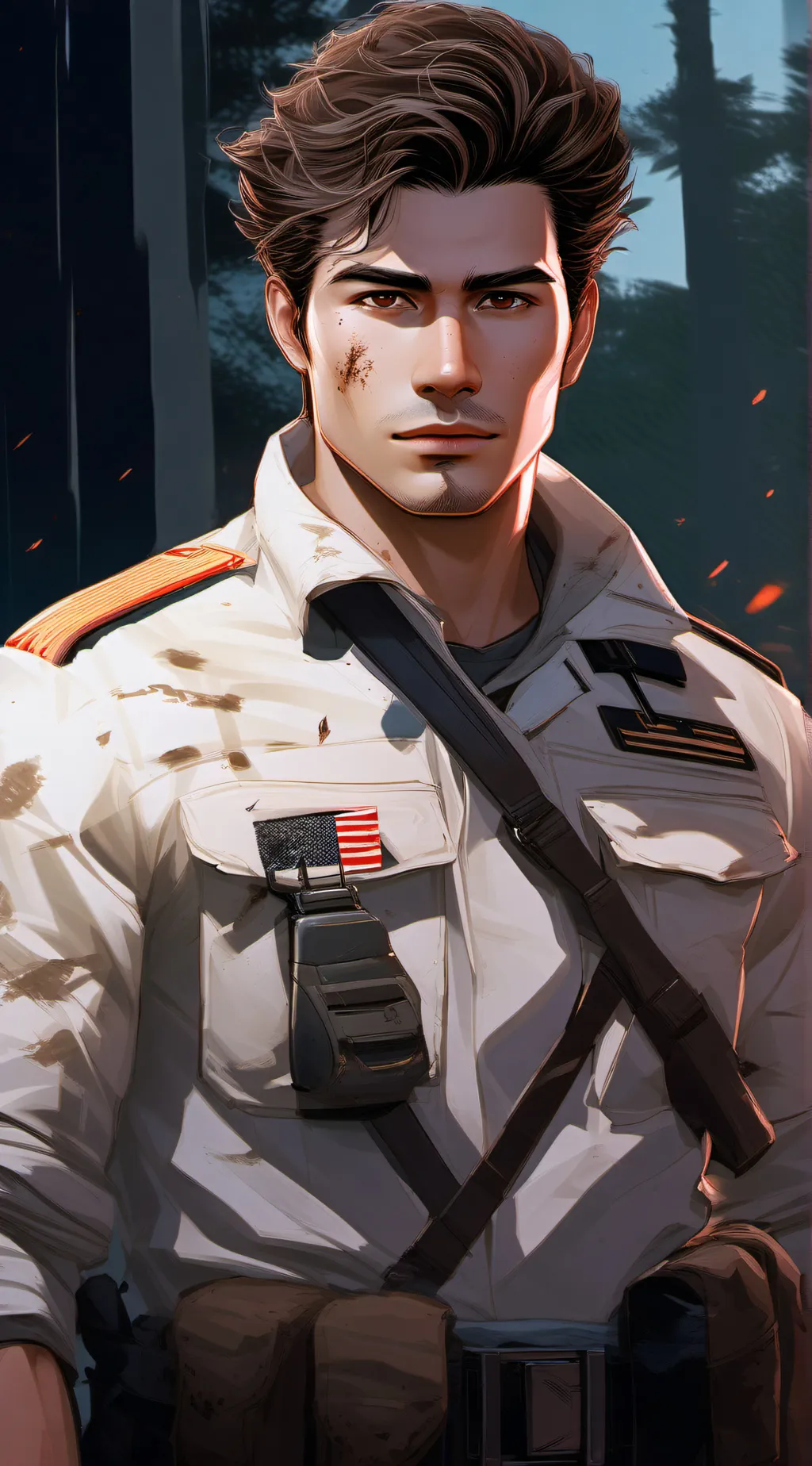 ai character: Dominic Winfrey  background