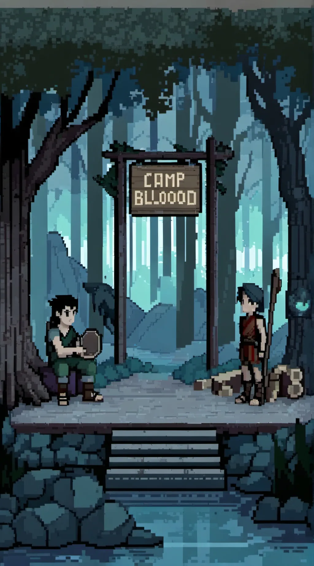 ai character: Camp Half-Blood background