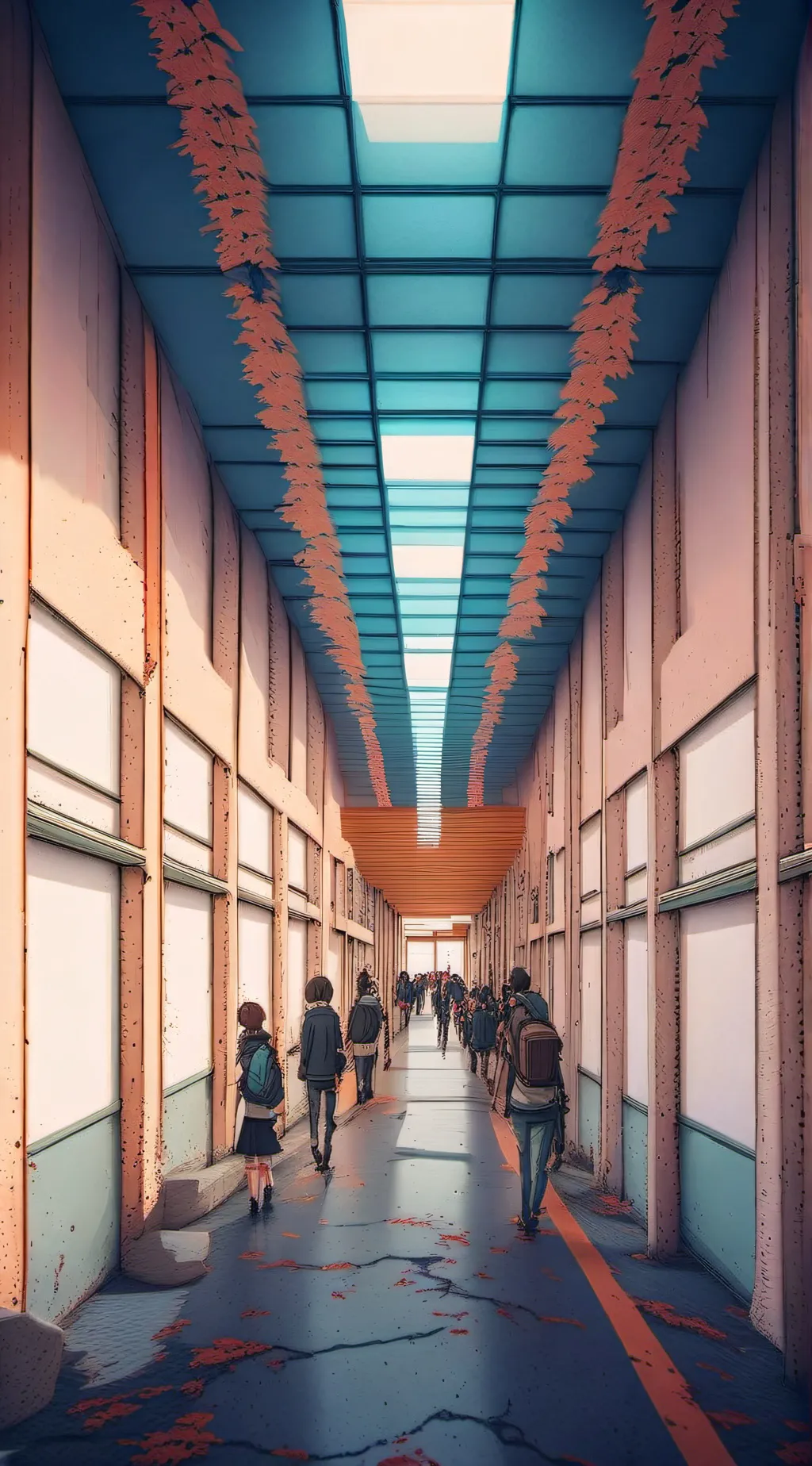 ai character: School Day background