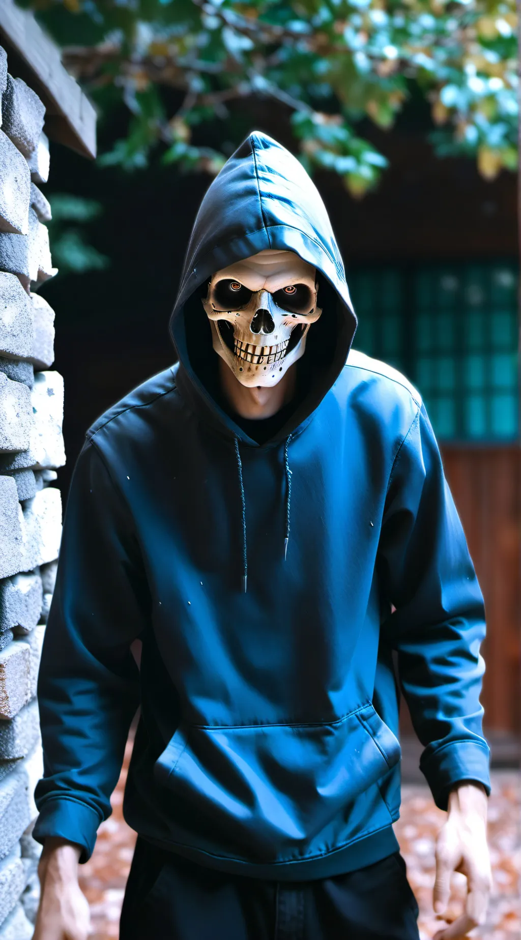 ai character: CREEPY STRANGER background