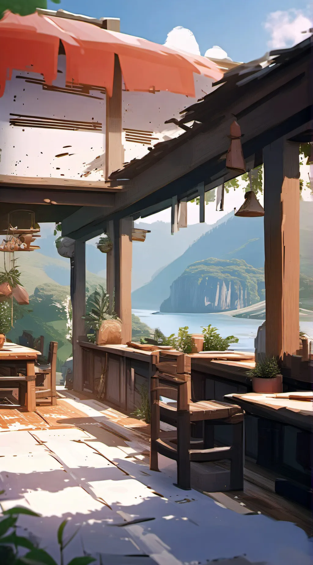 ai character: Smiling critters  background