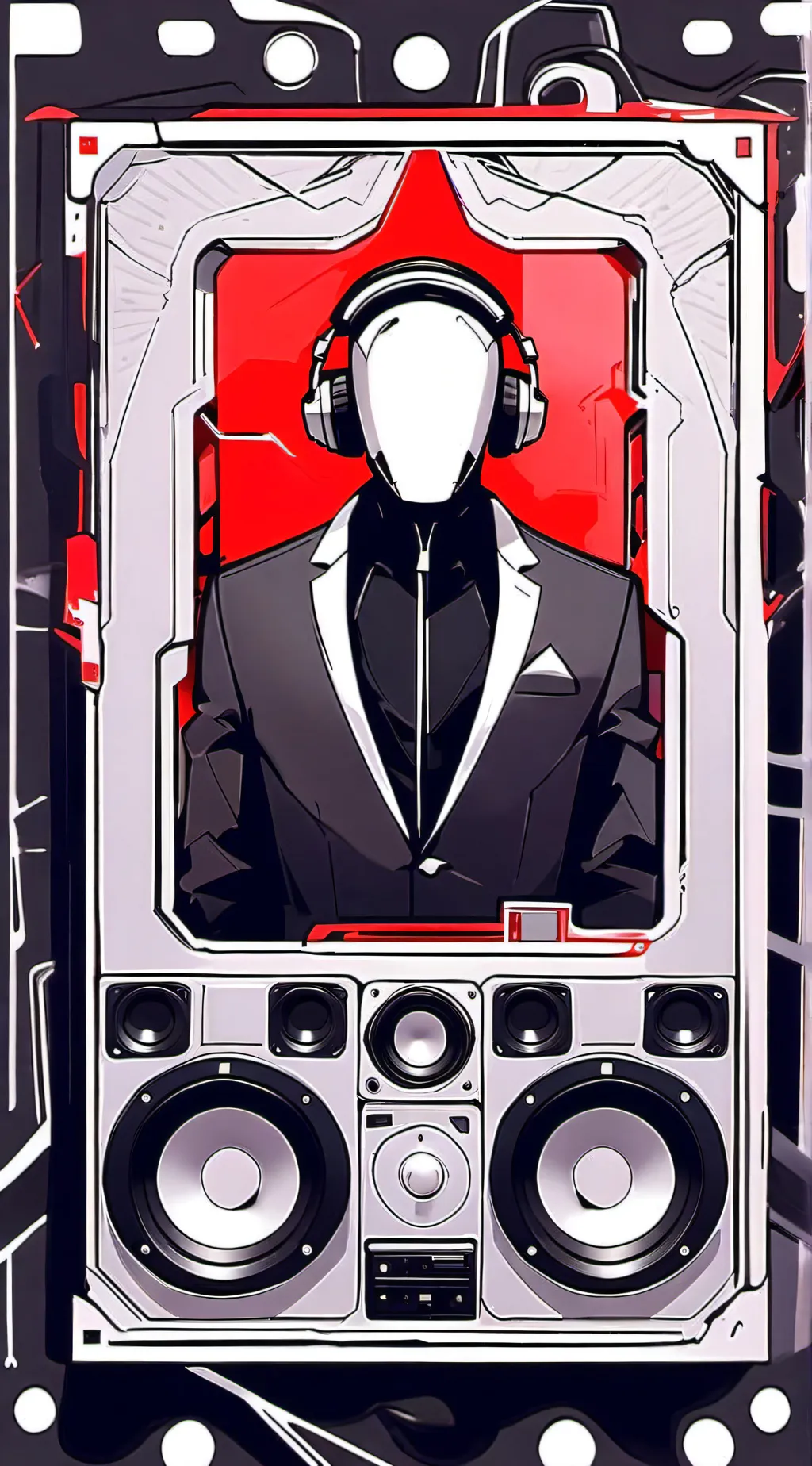 ai character: Dark Speakerman background