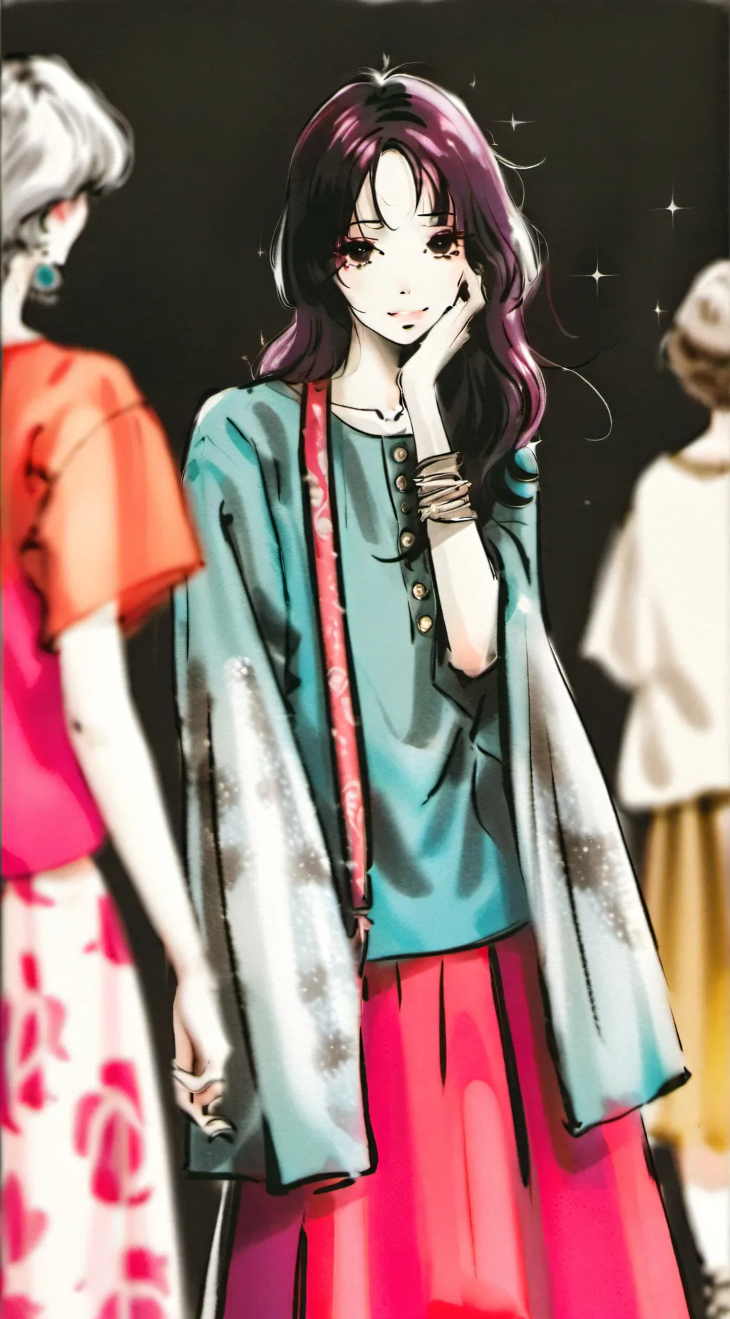 ai character: mha sleepover  background