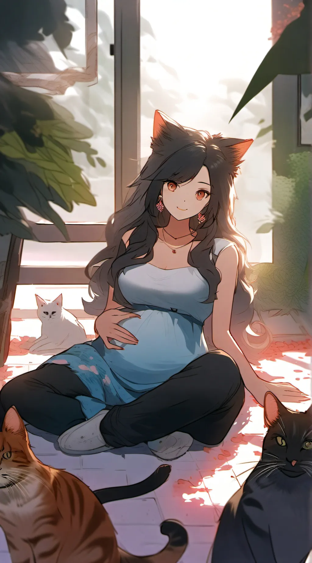 ai character: Pretty wife background