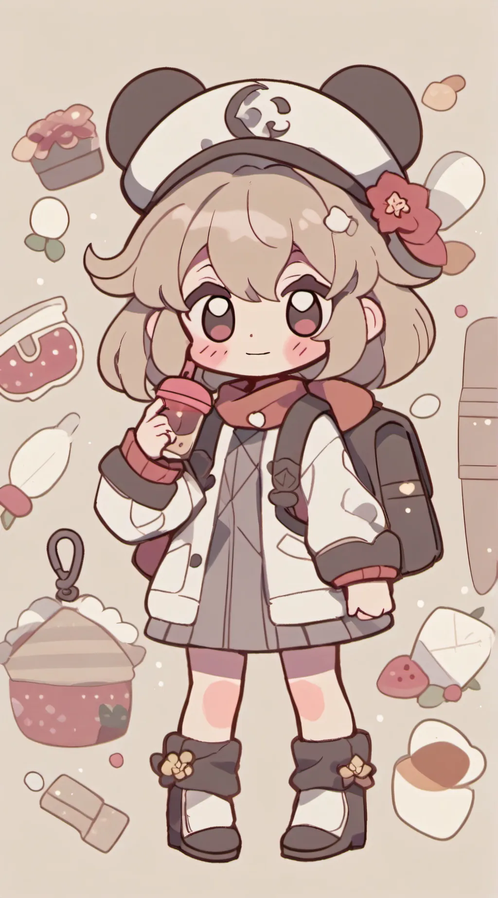 ai character: Bobby bearhug  background