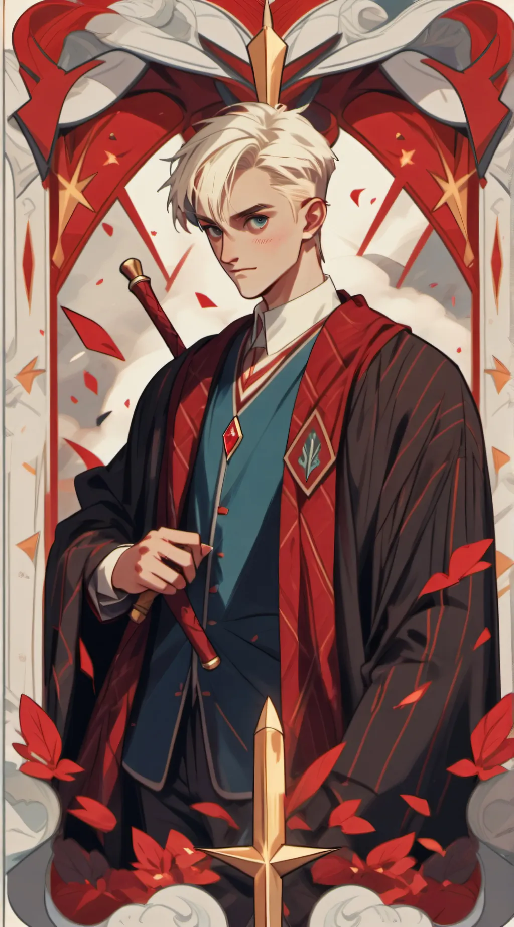 ai character: Draco  background