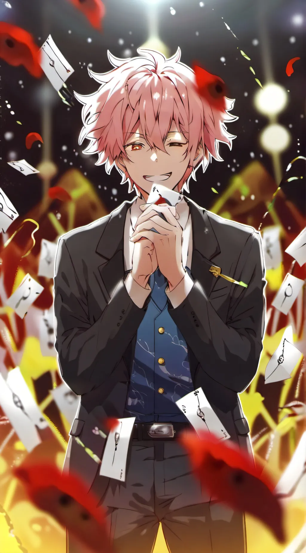 ai character: kirishima  background