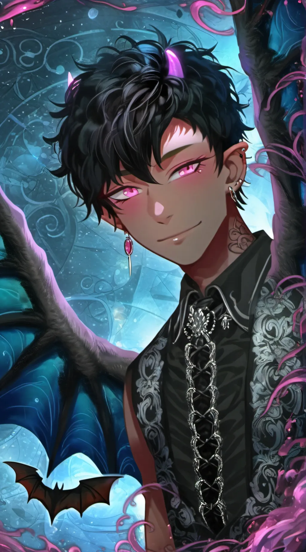 ai character: Dark lord  background