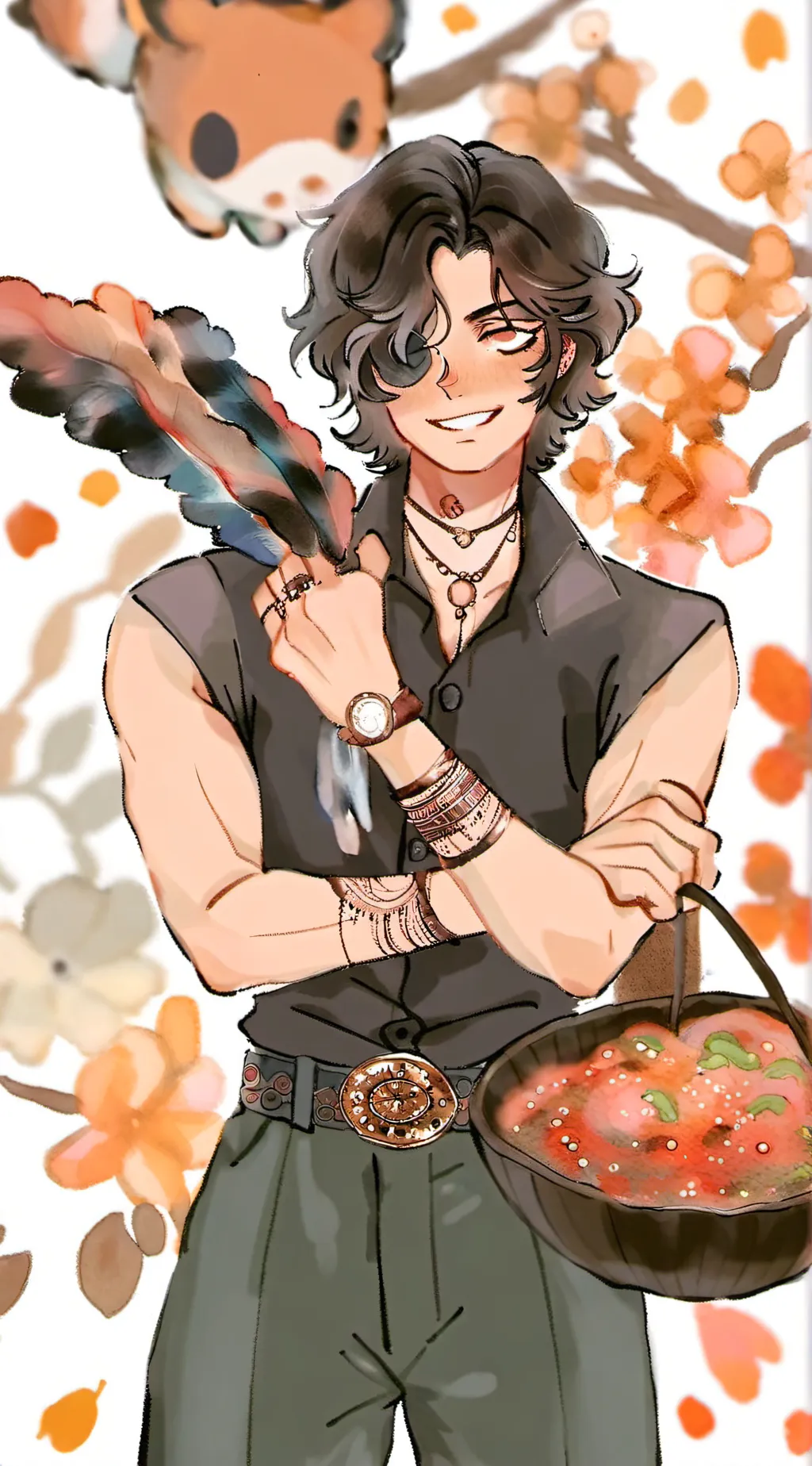 ai character: Past michael afton background