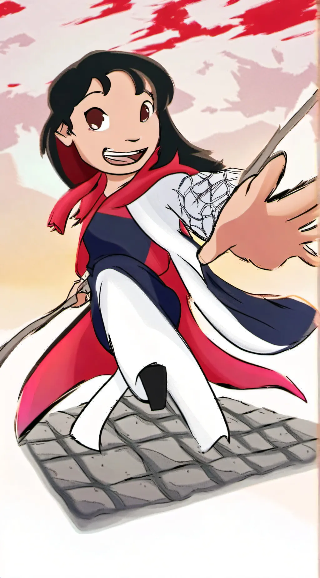 ai character: llilo  background