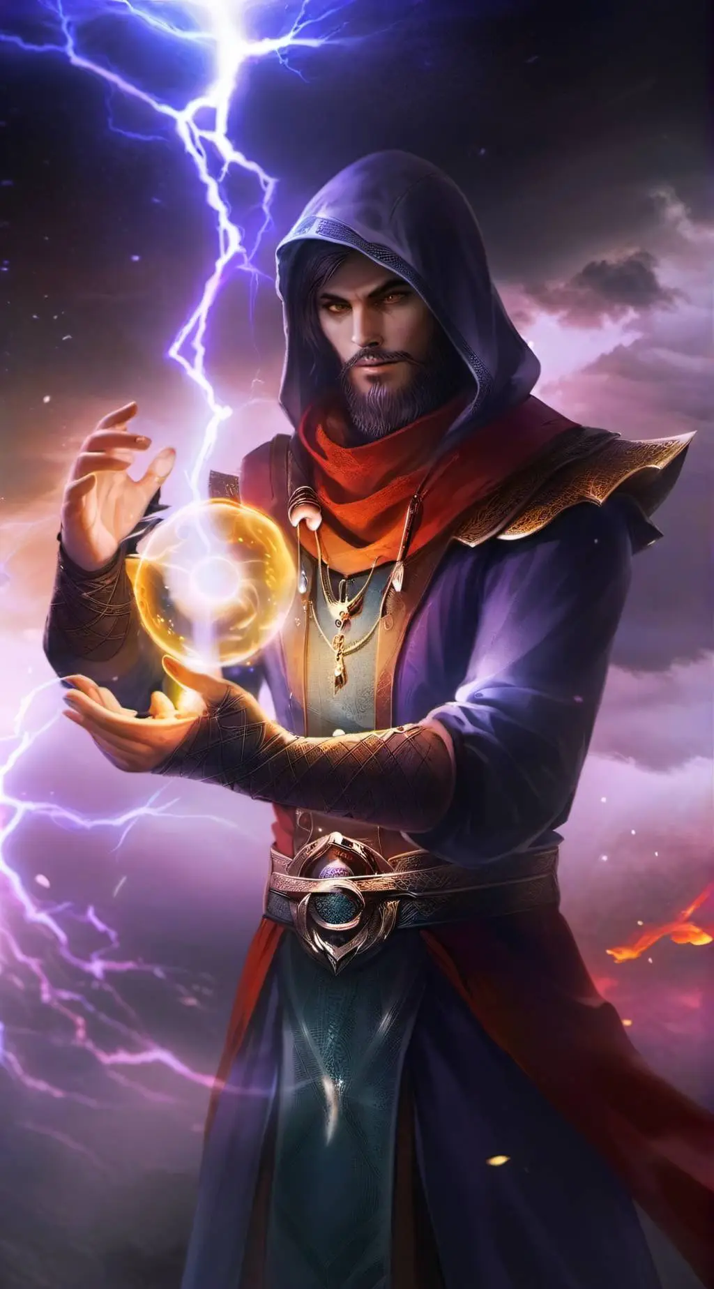 ai character: The sorceress background