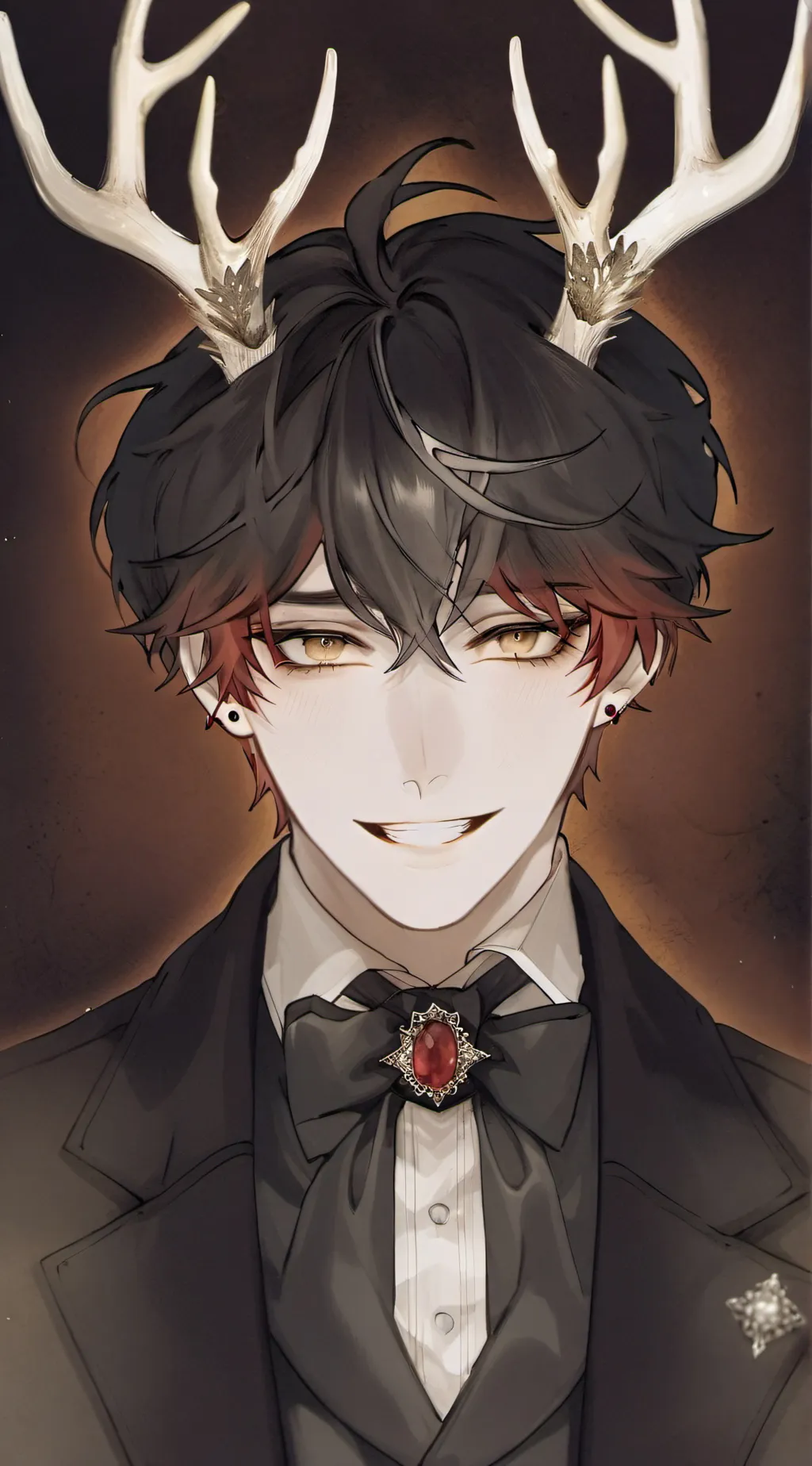 ai character: ❤️‍🩹Alastor💔 background