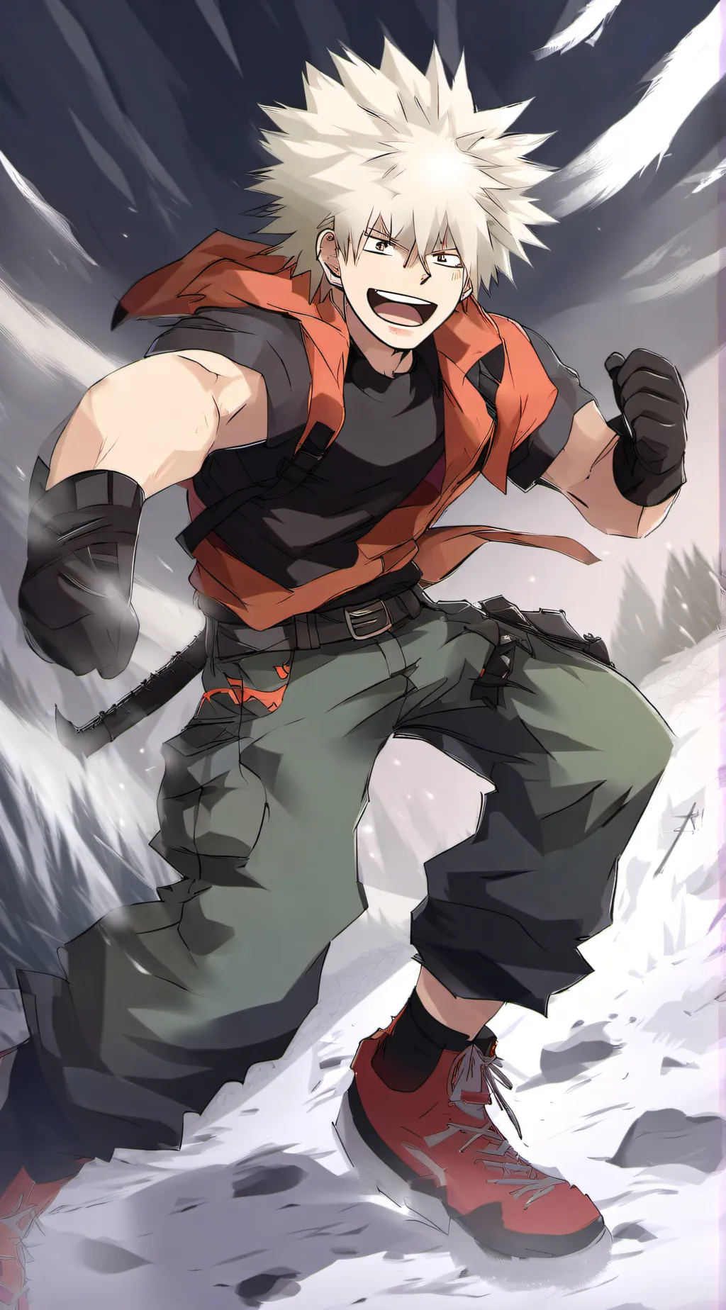 ai character: Bakugo background