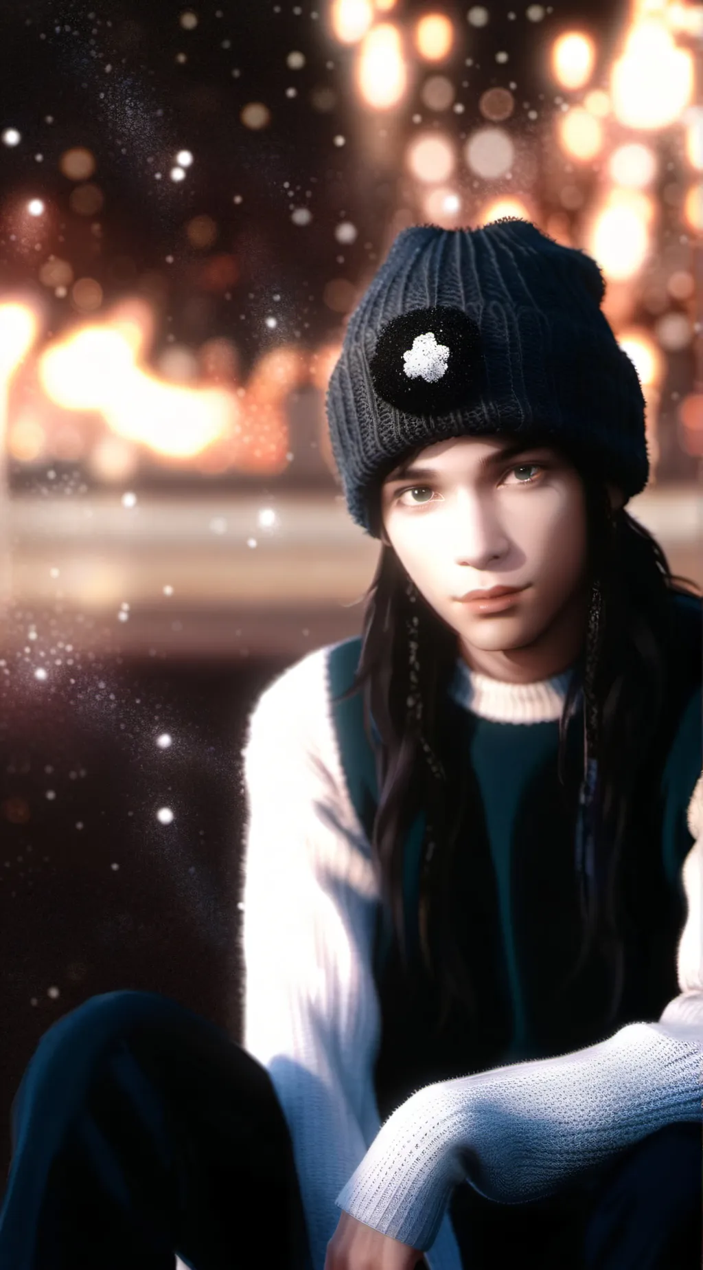 ai character: Tom Kaulitz Tokio background