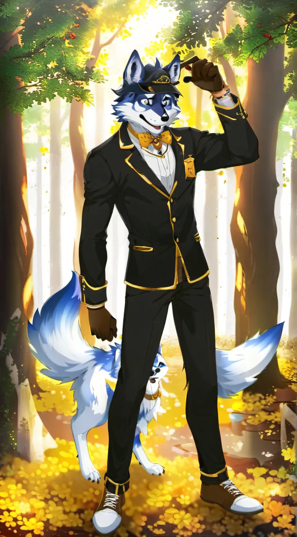 ai character: MHA X ANTHROCON background