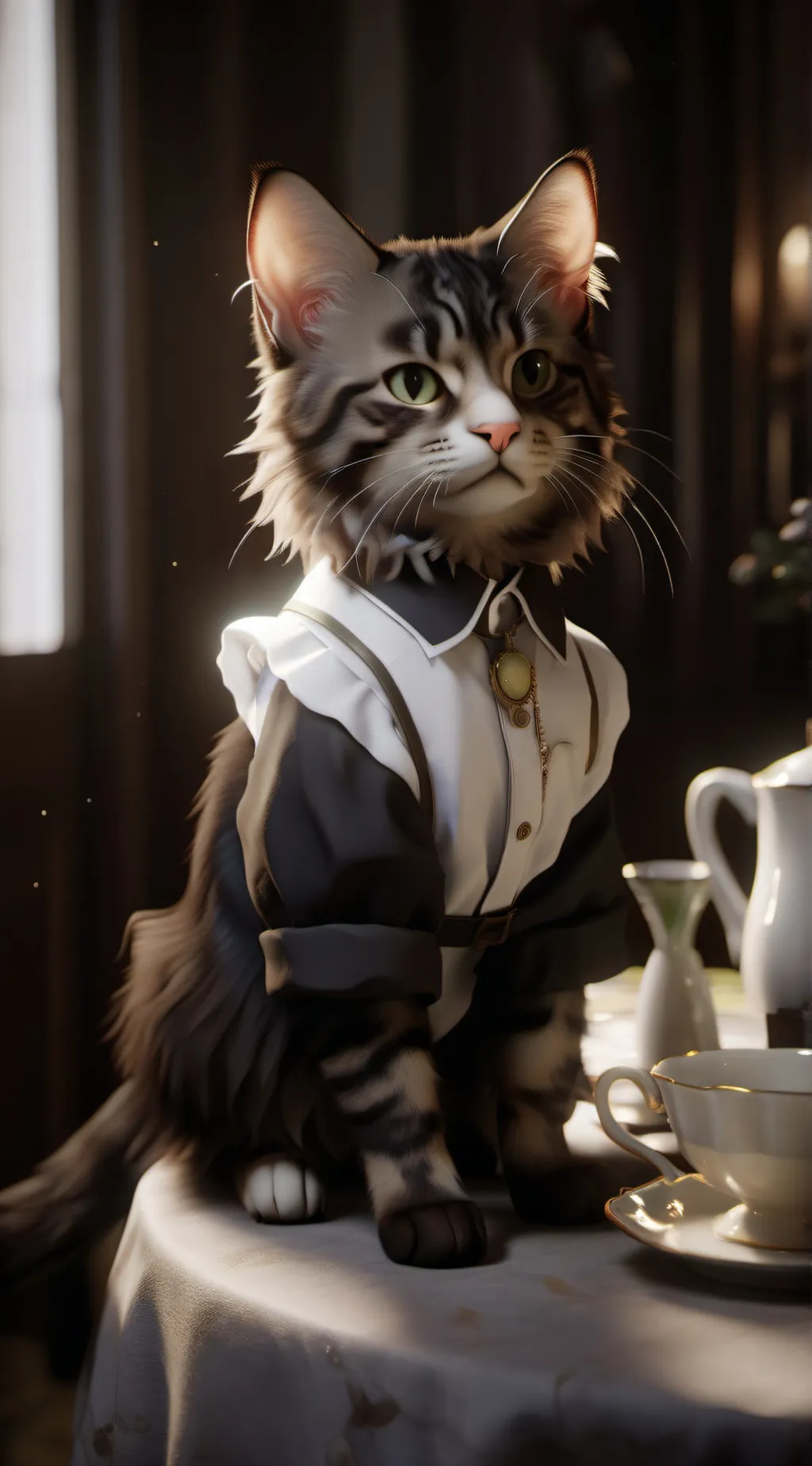 ai character: meow background