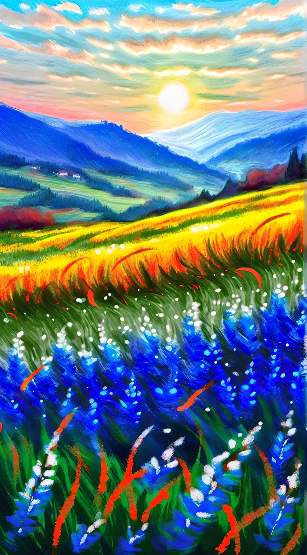 ai character: grads background