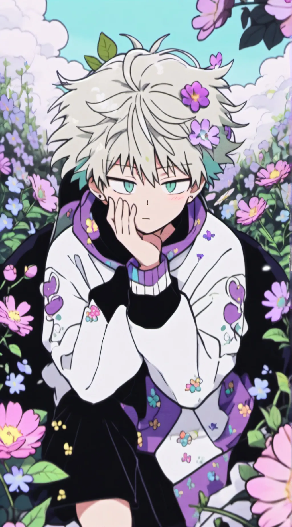 ai character: Bakugo background