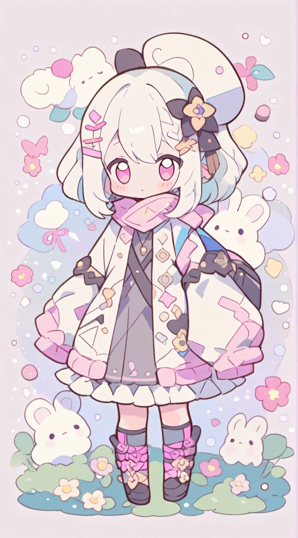 ai character: mha✨ background