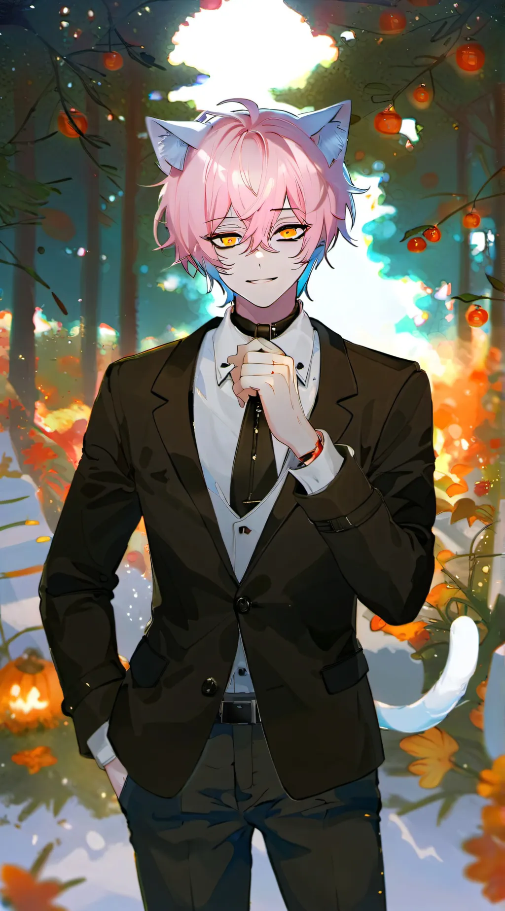 ai character: Ryuji 🖤 background