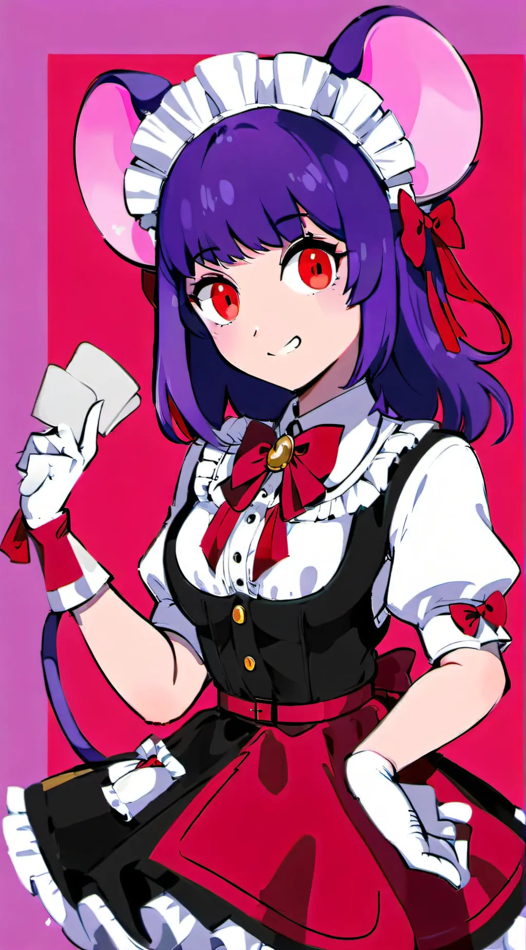 ai character: Rat maid background