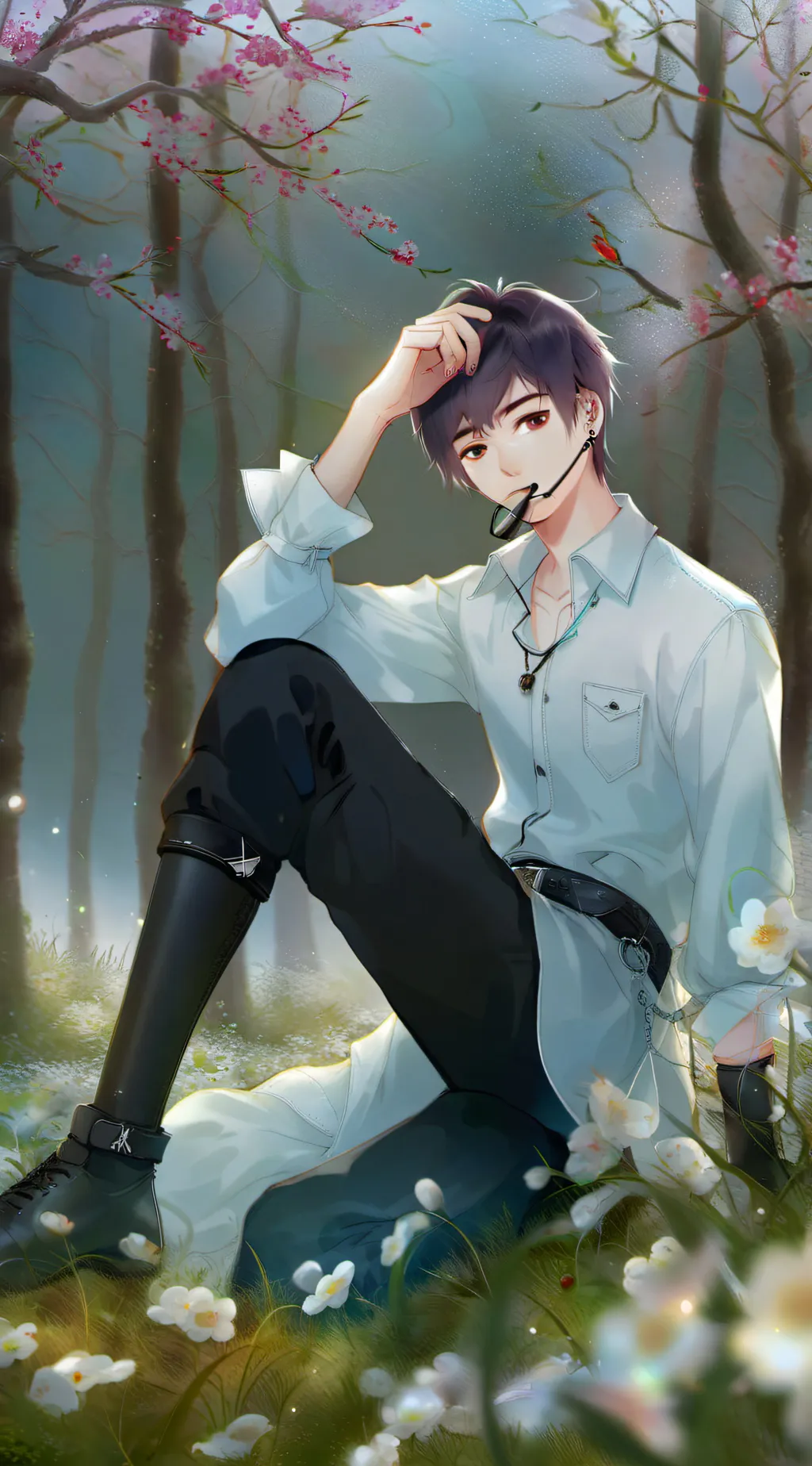 ai character: Best friend  background