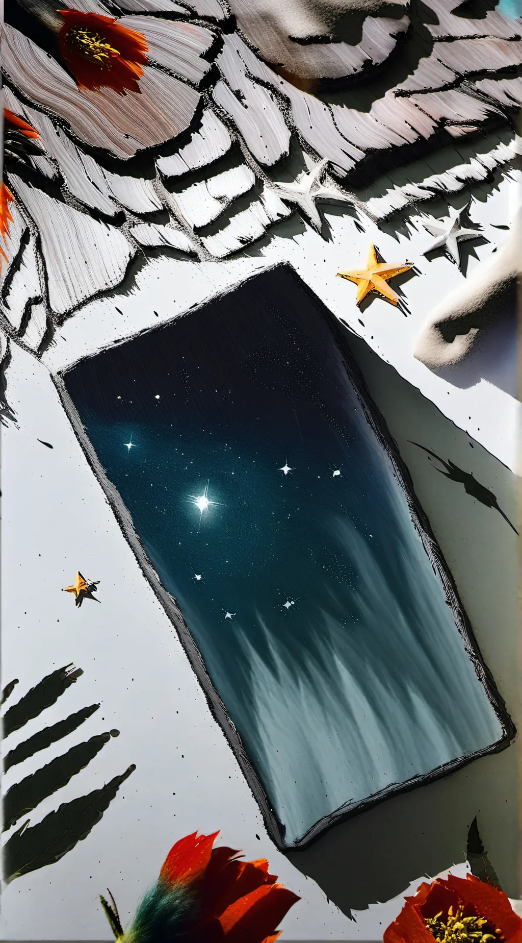 ai character: Moon background