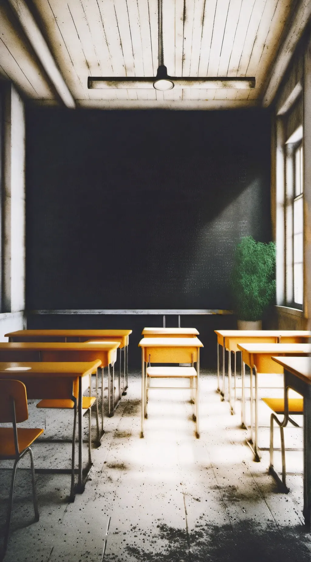 ai character: Blind student mha background