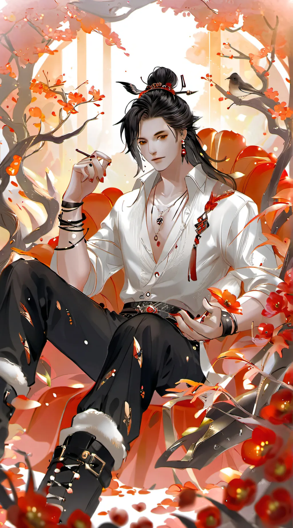 ai character: bad boy background