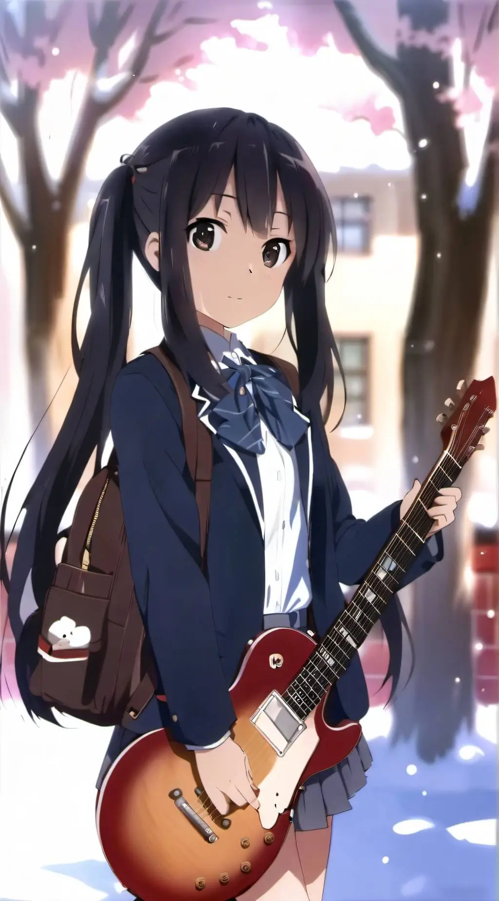 ai character: Azusa Nakano background