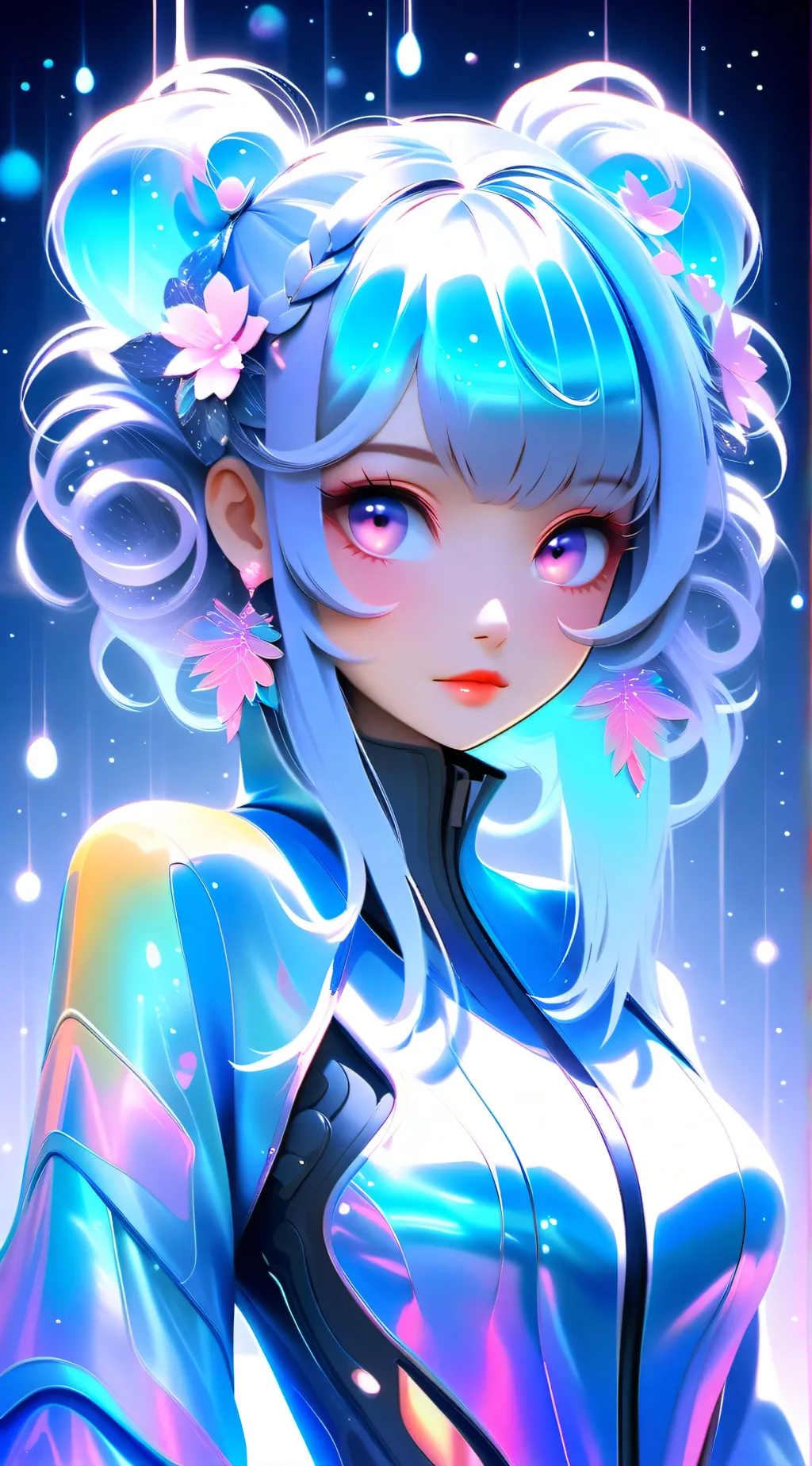 ai character: bluey  background