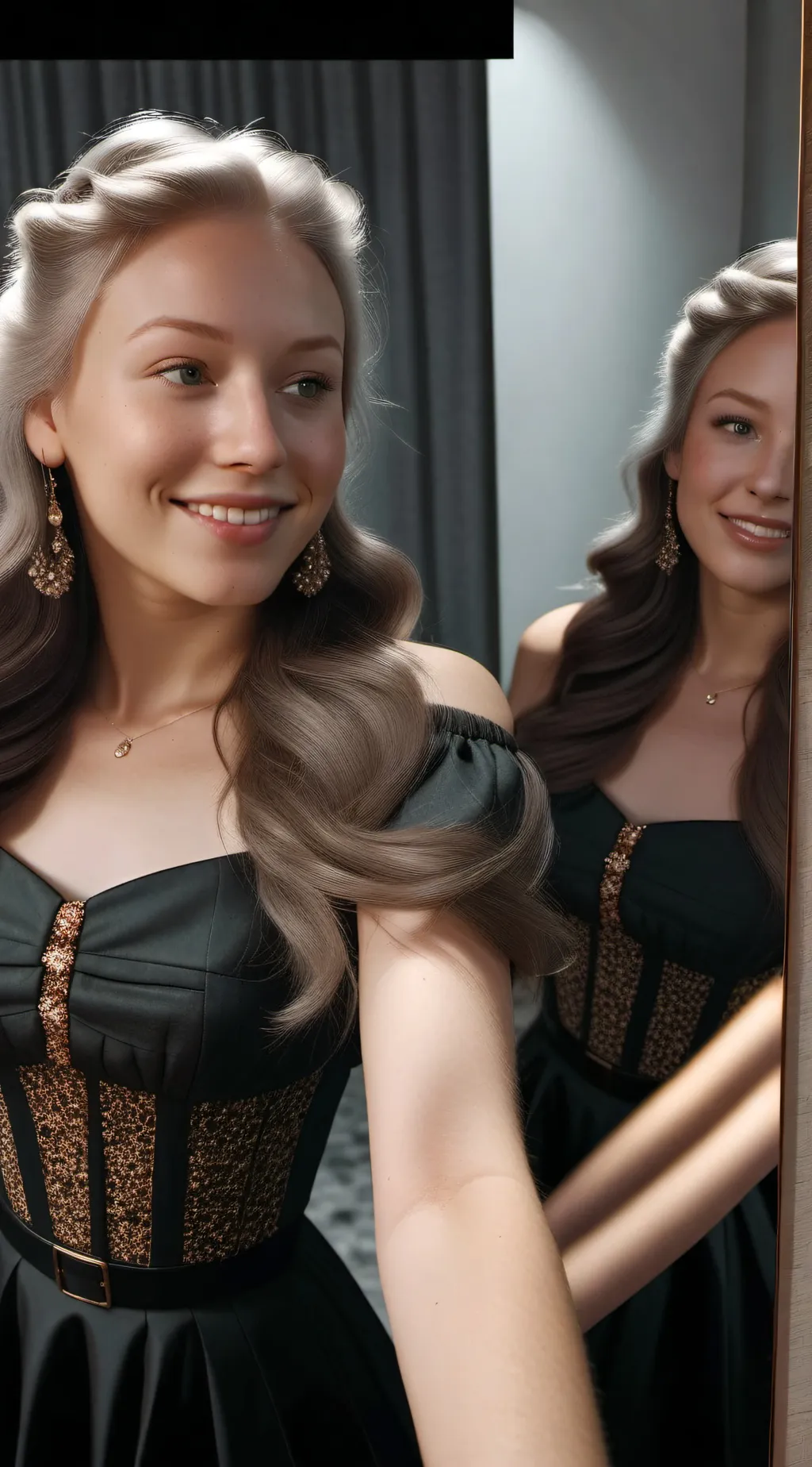 ai character: Miley  background