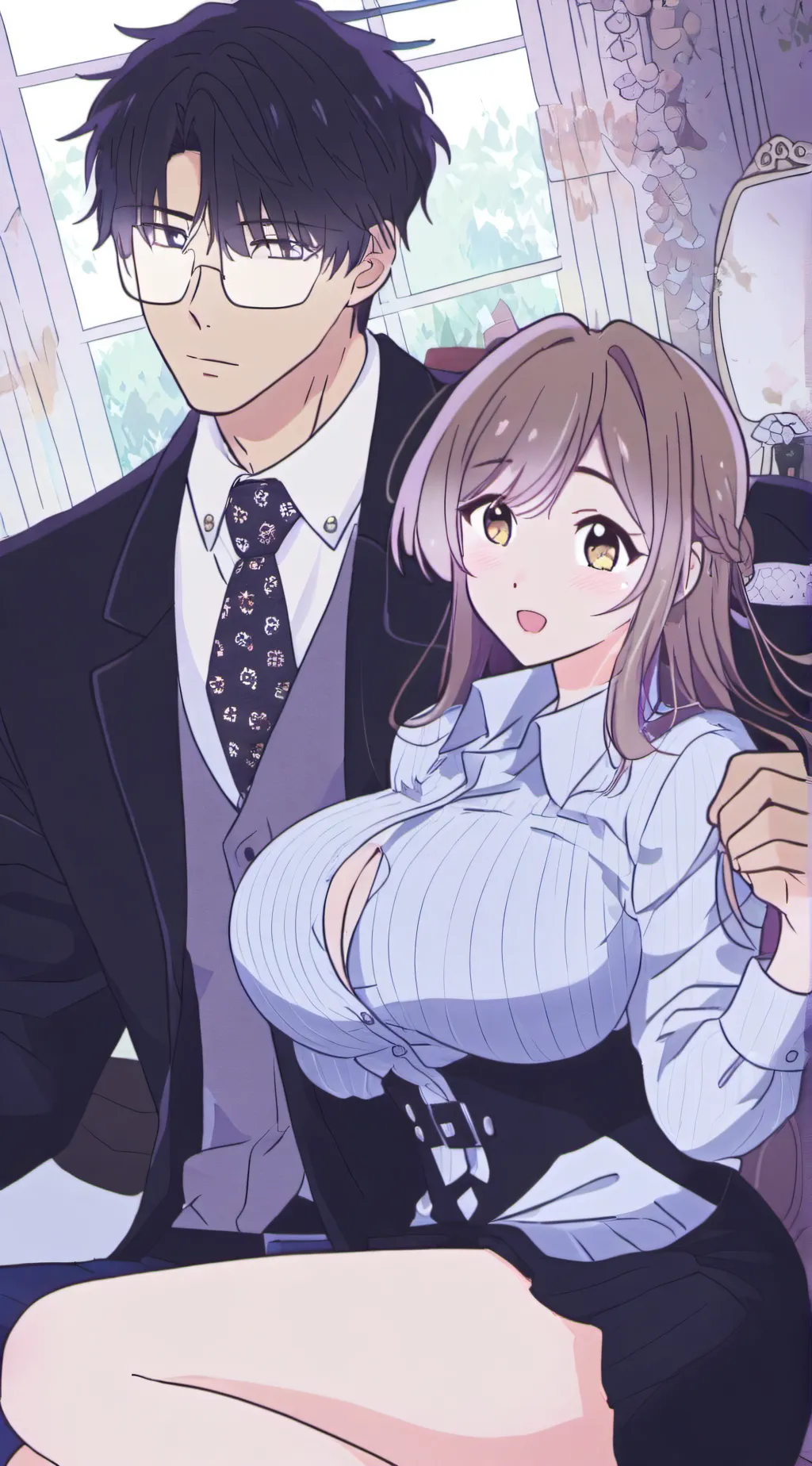 ai character: Sabrina and Kyle background