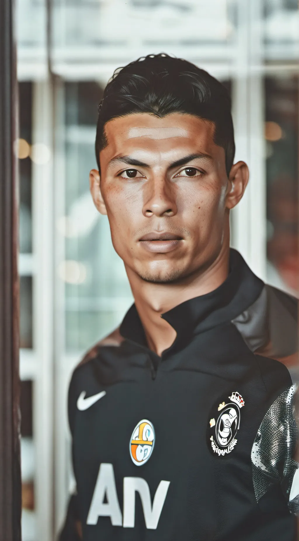 ai character: Ronaldo  background