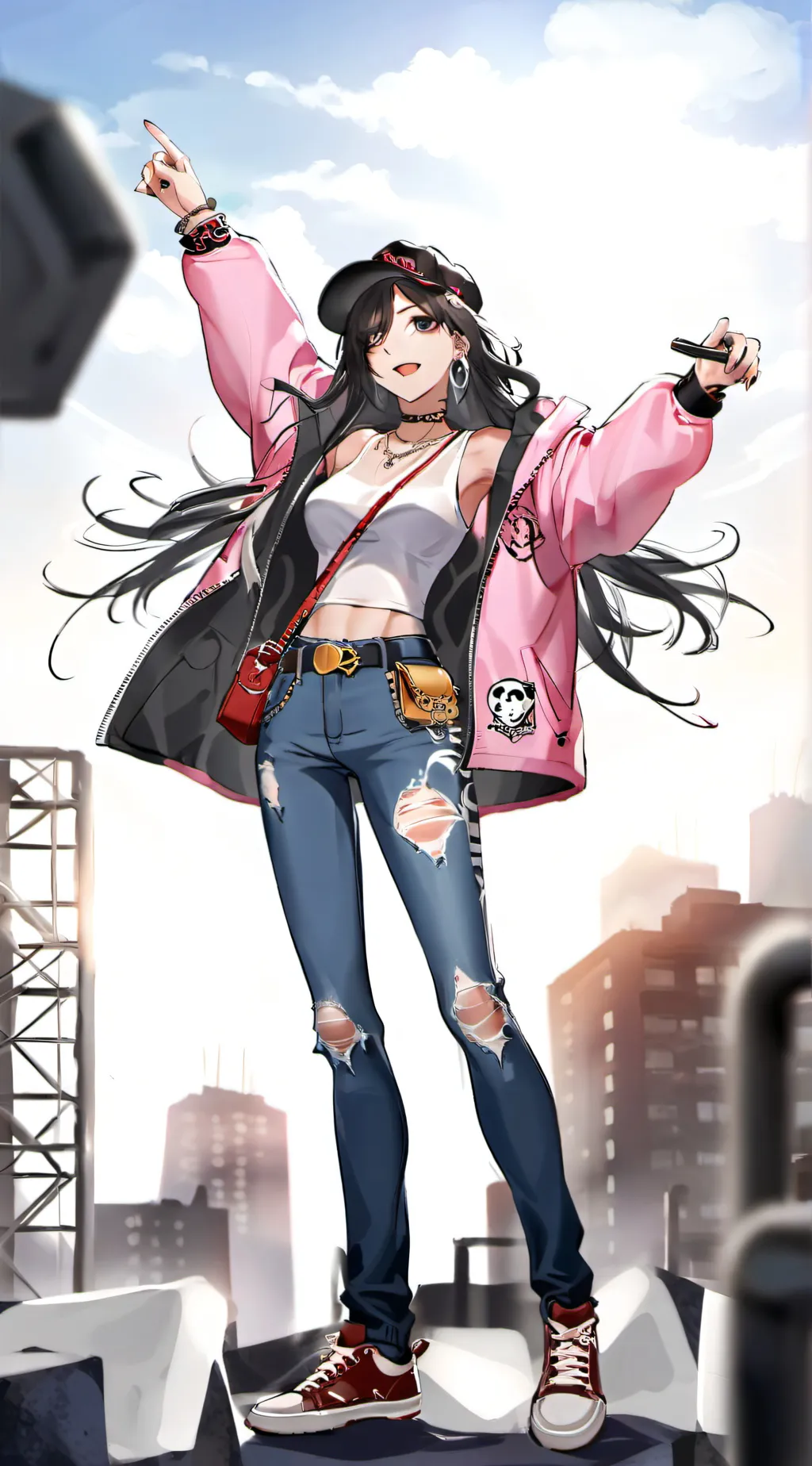 ai character: Aria background