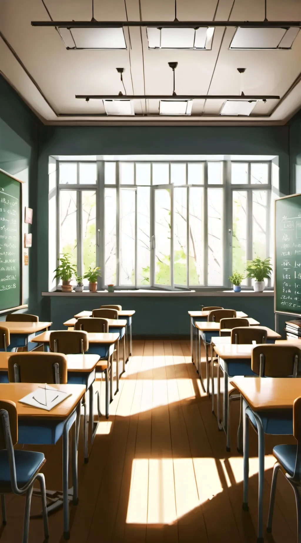 ai character: Mha zoomcall background