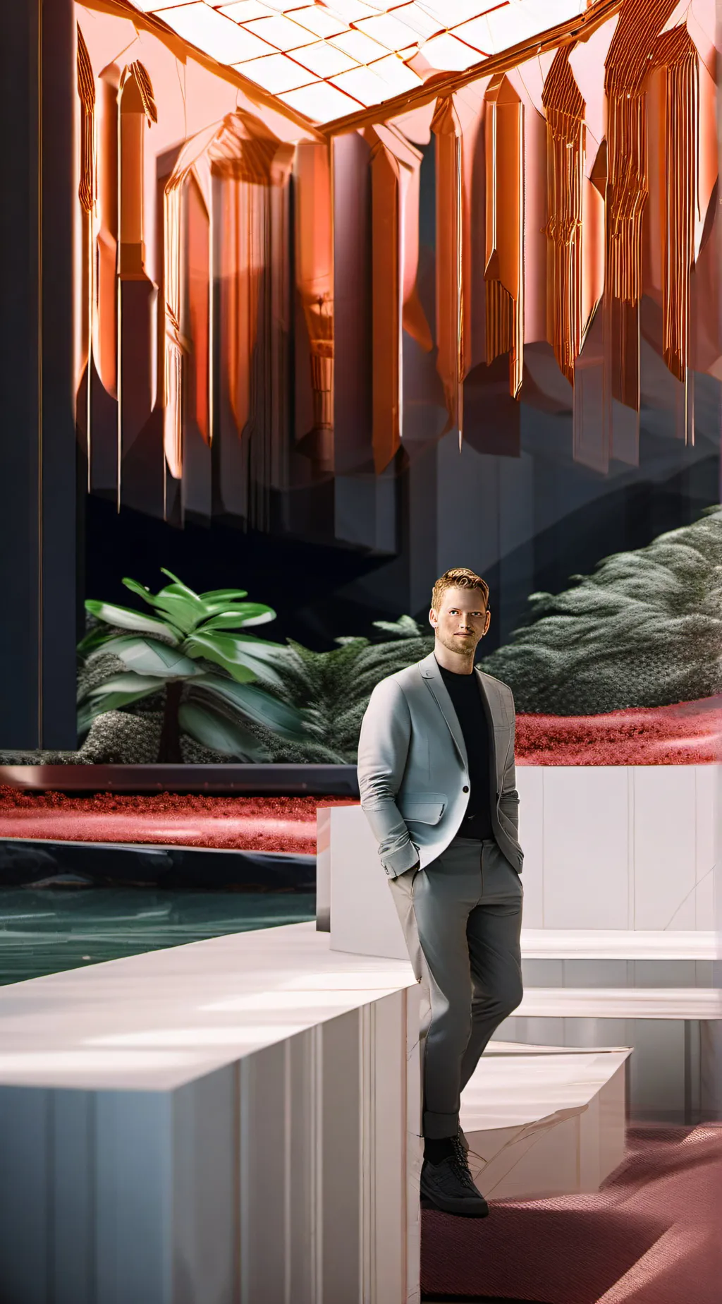 ai character: Klaus Michelson  background