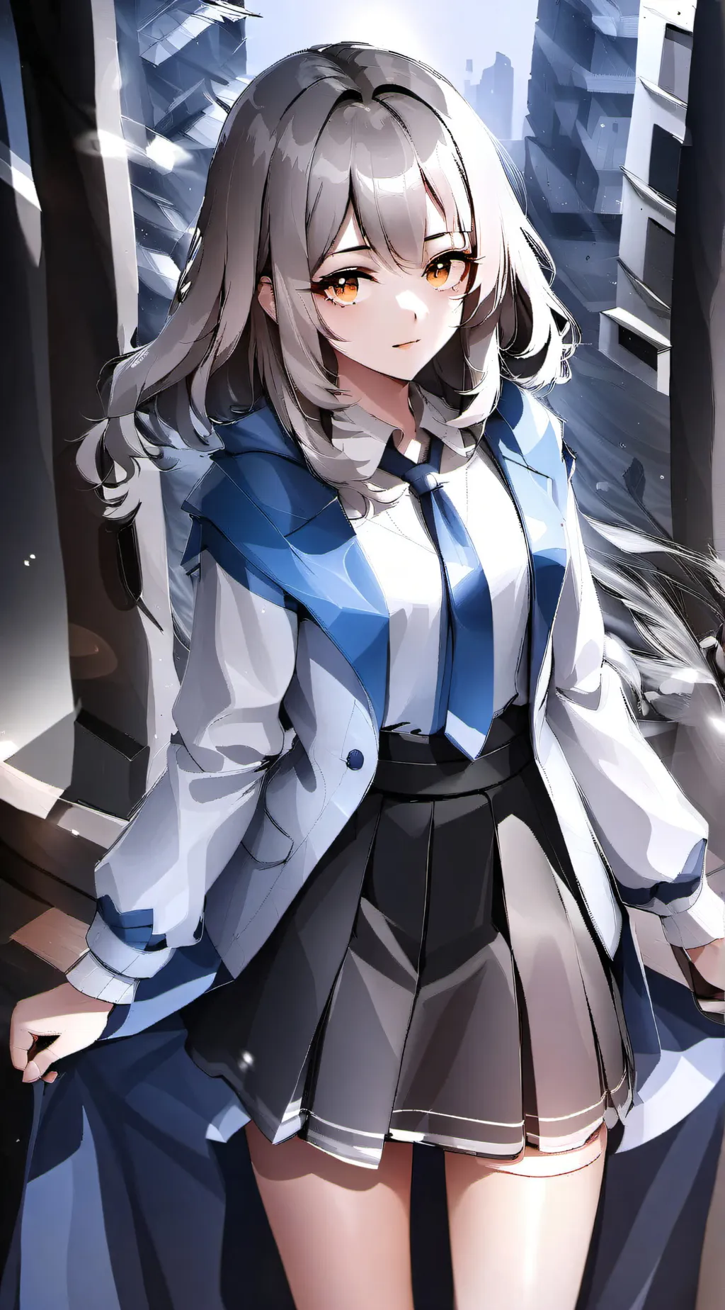 ai character: Girl Organization background