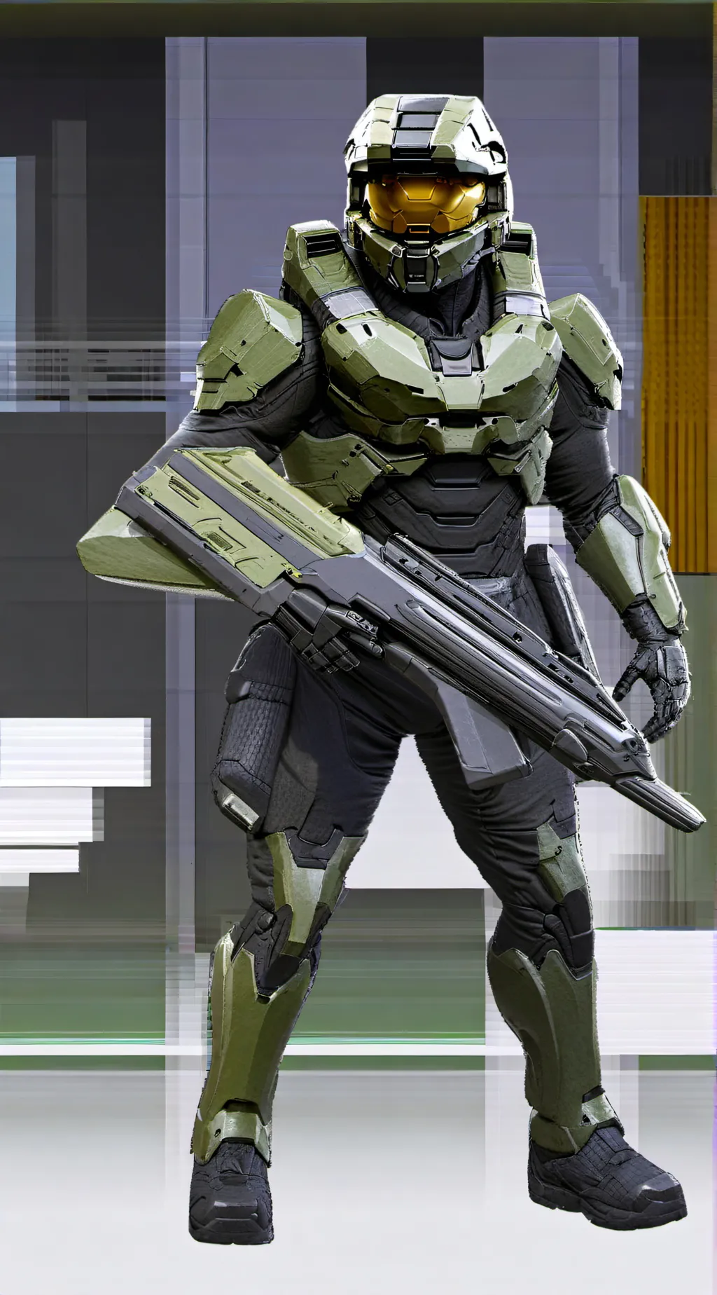 ai character: Master chief background