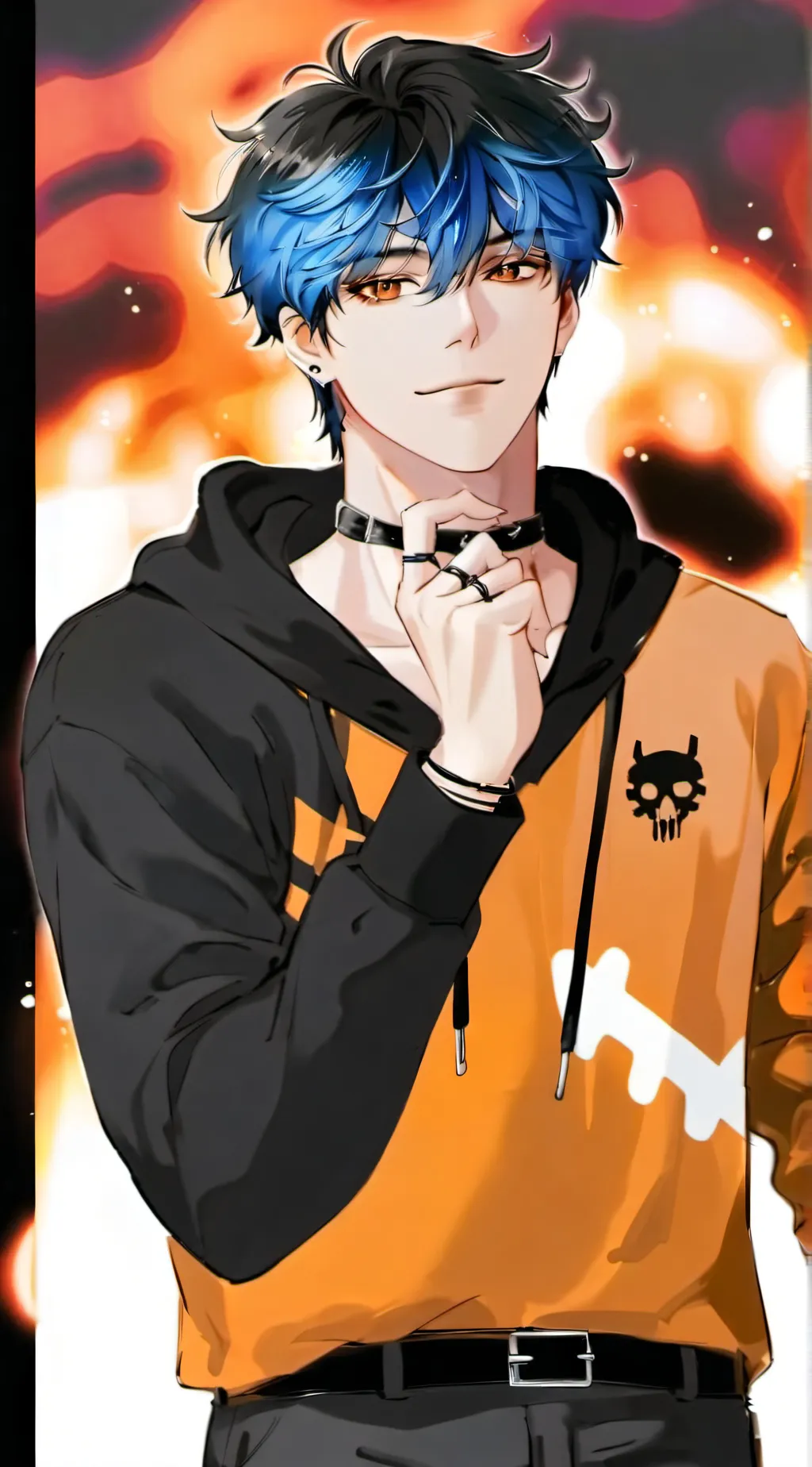 ai character: Xavier Zeroshi  background