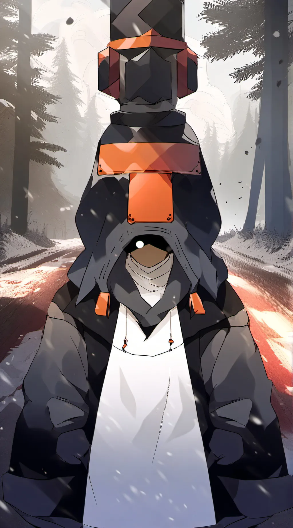 ai character: machine background