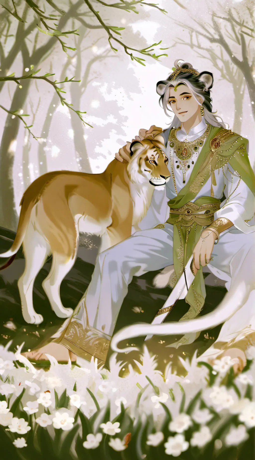 ai character: Lion gaurd  background